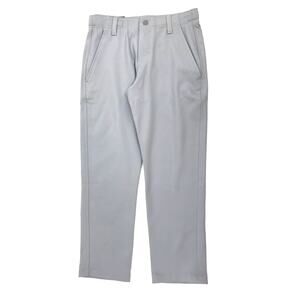 Under Armour Boys Gray Baseball Pants Adjustable Waist Youth Small